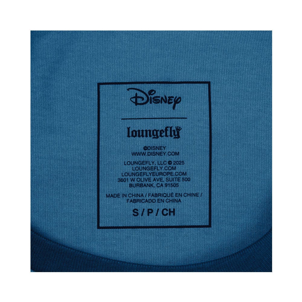 Pinocchio by Loungefly Tee T-Shirt Unisex Blue Fairy Shirred Raglan Größe M Image 3