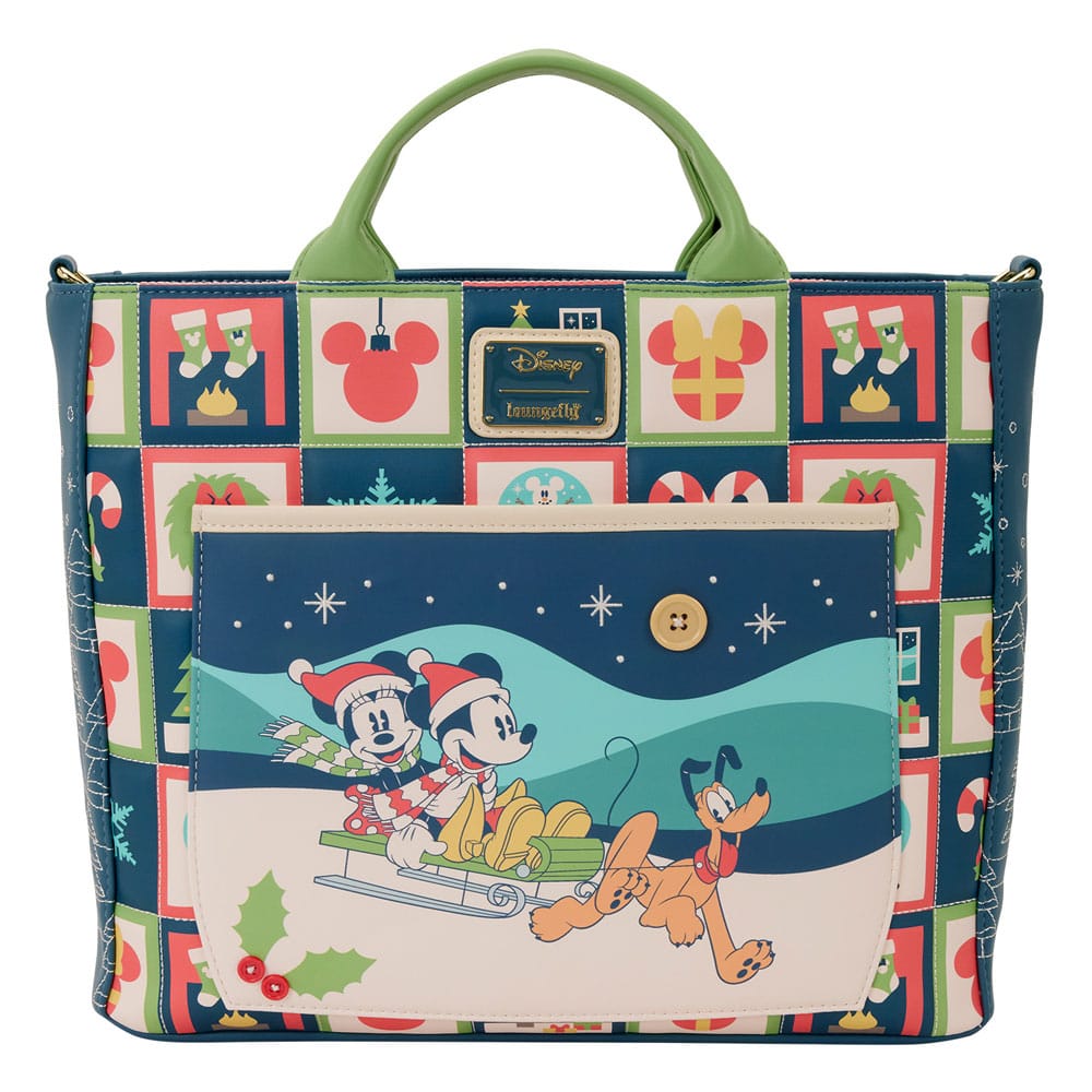 Disney by Loungefly Tragetasche Mickey and Minnie Holiday Image 1