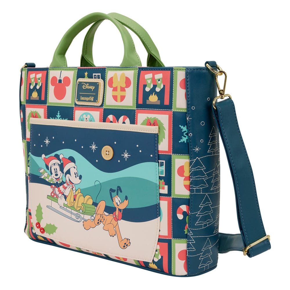 Disney by Loungefly Tragetasche Mickey and Minnie Holiday Image 2
