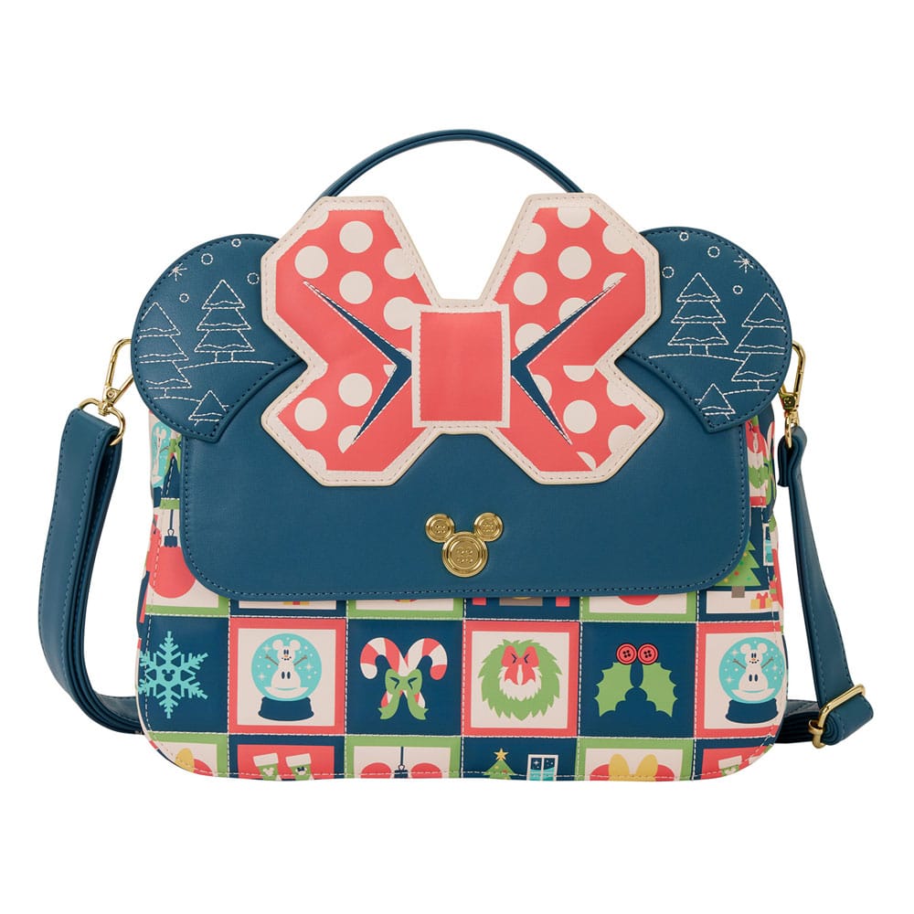 Disney by Loungefly Umhängetasche Mickey and Minnie Holiday Image 1
