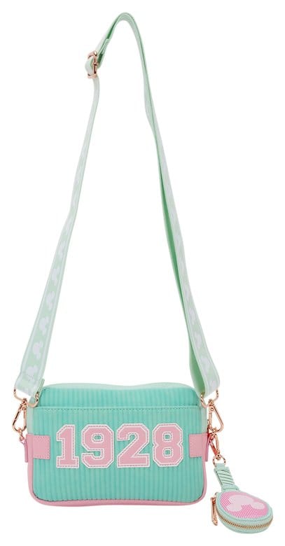 Disney by Loungefly Sling Brusttasche / Umhängetasche mit Geldbeutel Mickey & Friends Tennis Image 1