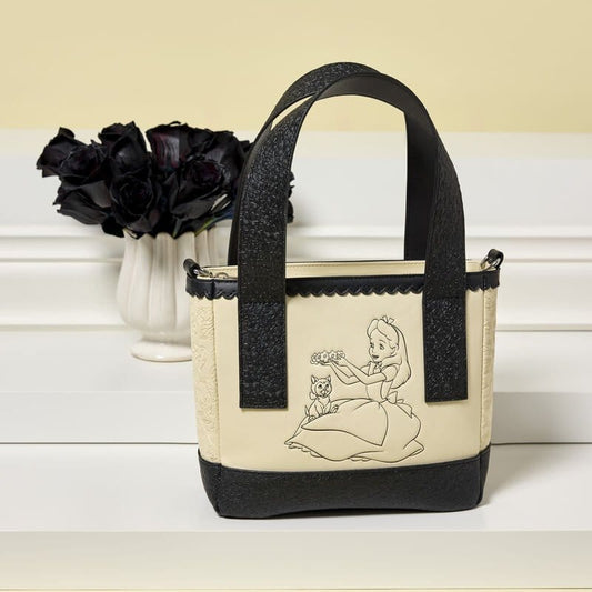 Alice in Wonderland Mini Tote Crossbody Bag Image 2