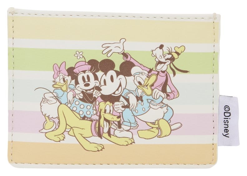 Disney by Loungefly Karten-Etui Mickey and Friends Rainbow Stripes Image 1