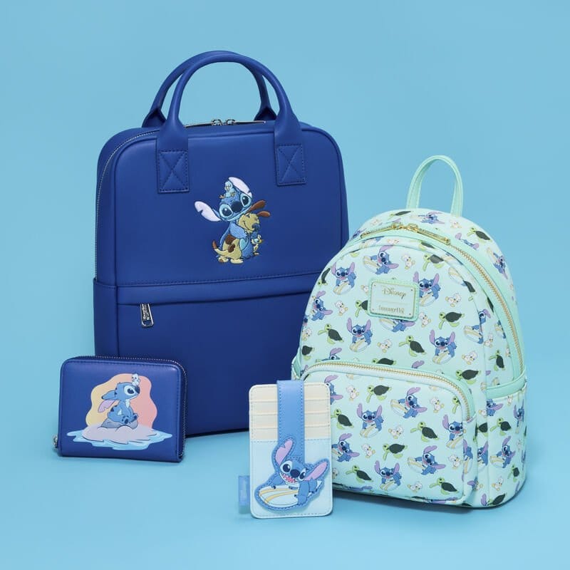 Disney by Loungefly Karten-Etui Lilo & Stitch Animal Friends Surfing Image 3