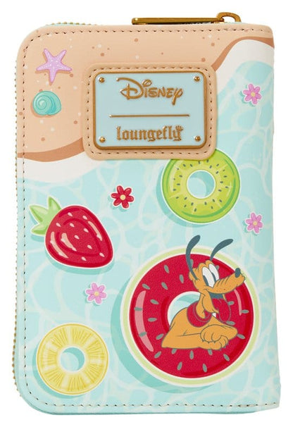 Mickey & Minnie Beach Fun Zip Around Wallet Image 4