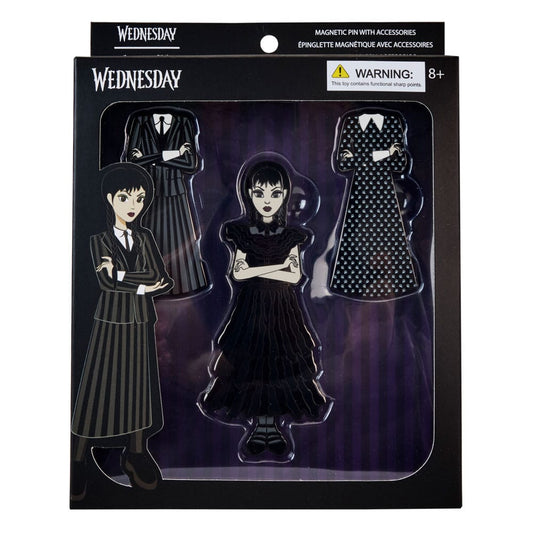 Wednesday by Loungefly Pin Ansteck-Pins 4er-Set Wednesday Addams Paper Doll 3 cm Image 1