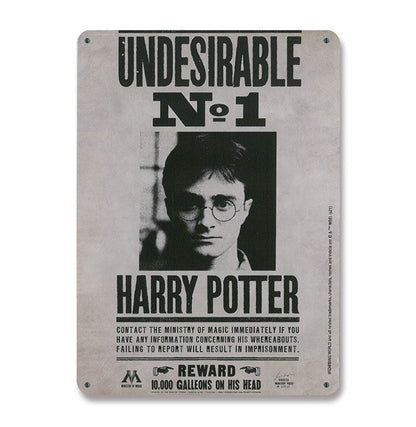 Harry Potter Blechschild Undesirable No. 1 15 x 21 cm Image 1