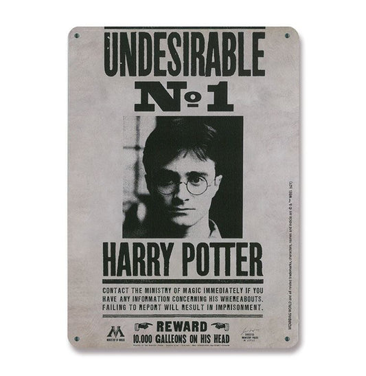 Harry Potter Blechschild Undesirable No. 1 15 x 21 cm Image 1