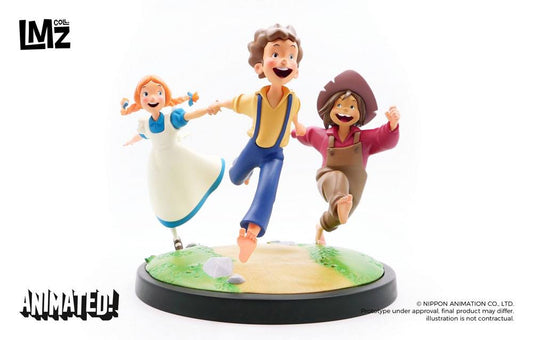 Tom Sawyers Abenteuer Animated! Statue Tom, Huck & Becky 23 cm Image 1