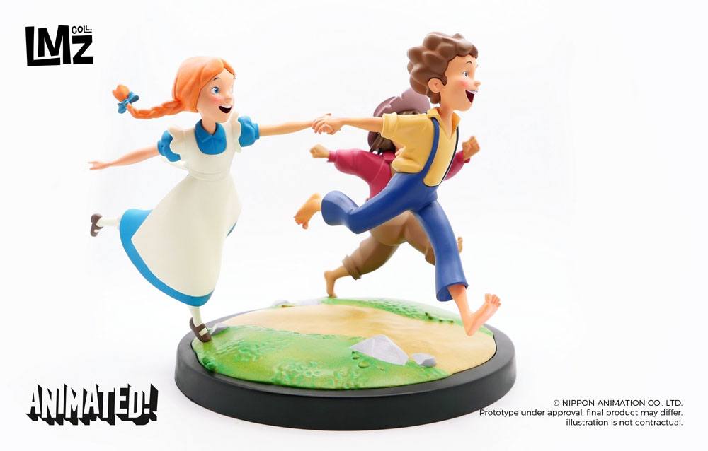 Tom Sawyers Abenteuer Animated! Statue Tom, Huck & Becky 23 cm Image 3