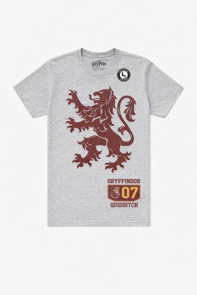 Harry Potter T-Shirt Gryffindor 07 Quidditch Lion Crest Größe S Image