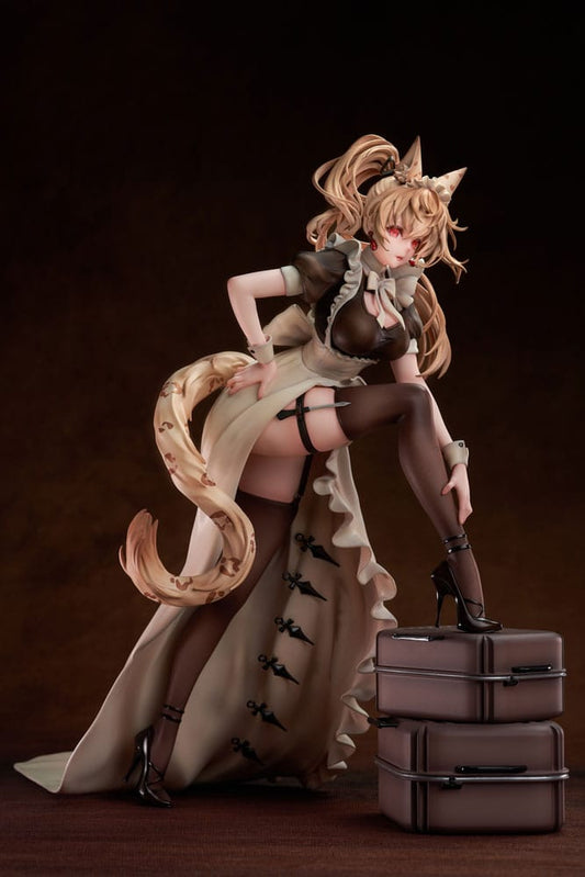 Original Character PVC Statue 1/7 Battle Maid Different Species Leopard Cat Maria Deluxe Edition 24 cm Image 1