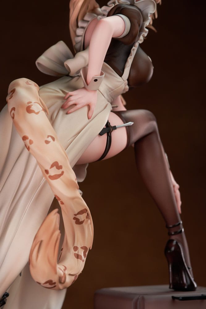 Original Character PVC Statue 1/7 Battle Maid Different Species Leopard Cat Maria Deluxe Edition 24 cm Image 7