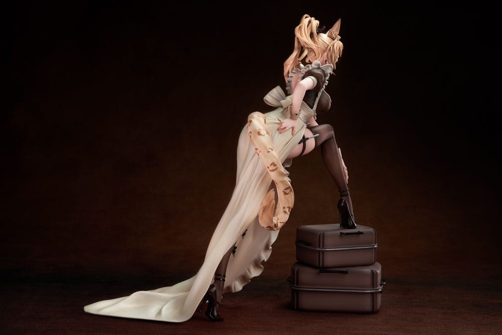 Original Character PVC Statue 1/7 Battle Maid Different Species Leopard Cat Maria Deluxe Edition 24 cm Image 8