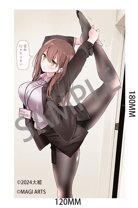 Original Character PVC Statue 1/6 OL-chan Who Doesn't Want to Go to Work White Ver. Deluxe Edition 26 cm Image 7