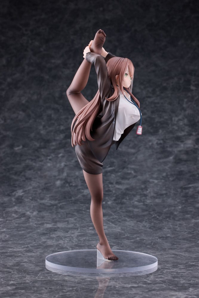 Original Character PVC Statue 1/6 OL-chan Who Doesn't Want to Go to Work White Ver. 26 cm Image 2