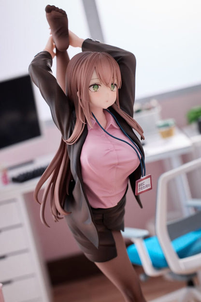 Original Character PVC Statue 1/6 OL-chan Who Doesn't Want to Go to Work Pink Ver. 26 cm Image 8
