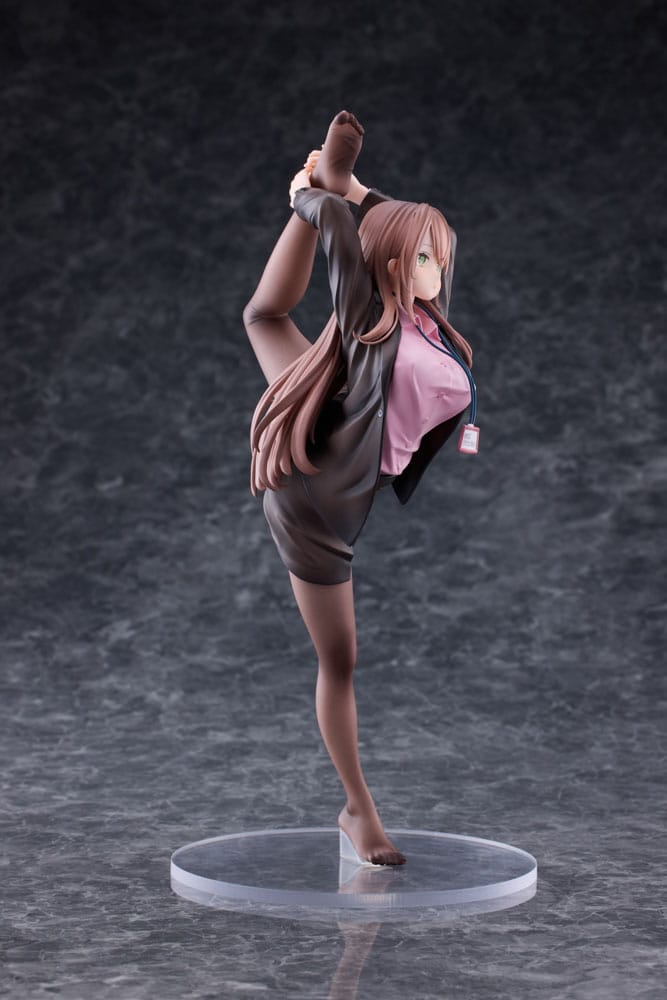 Original Character PVC Statue 1/6 OL-chan Who Doesn't Want to Go to Work Pink Ver. 26 cm Image 14