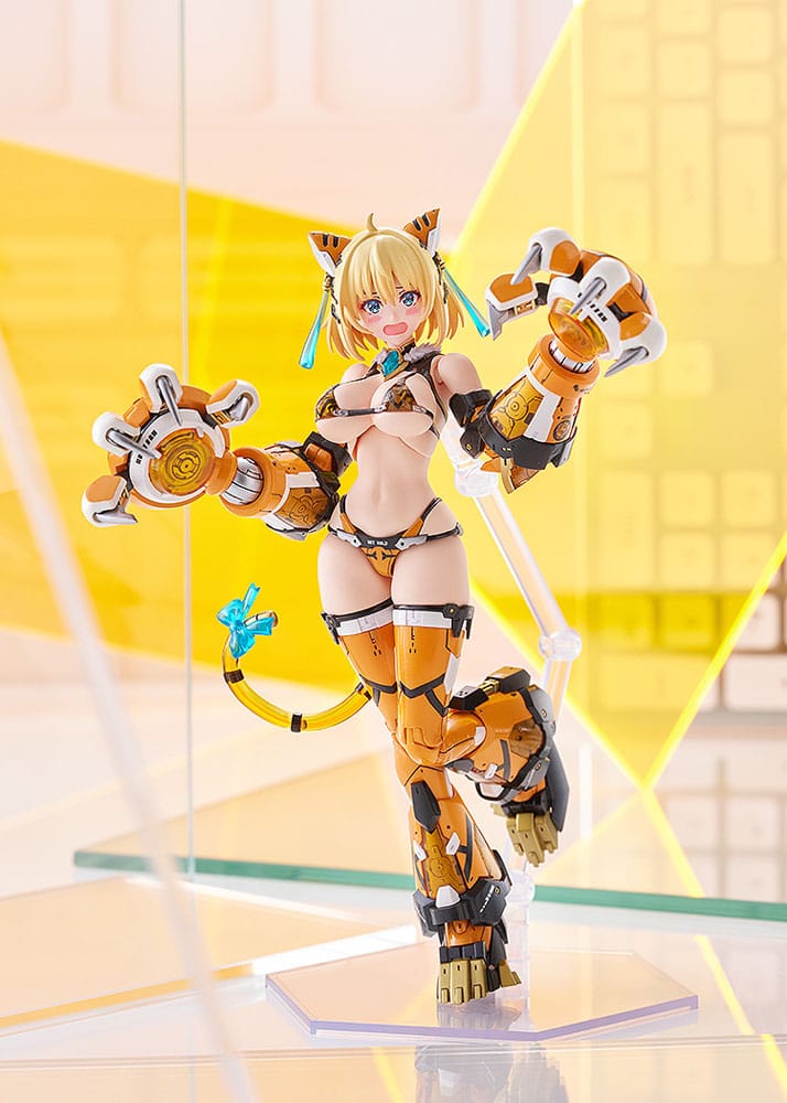 Bunny Suit Planning Plastic Model Kit PLAMAX BP-02 Sophia F. Shirring Tiger Armor Ver. 16 cm Image 3
