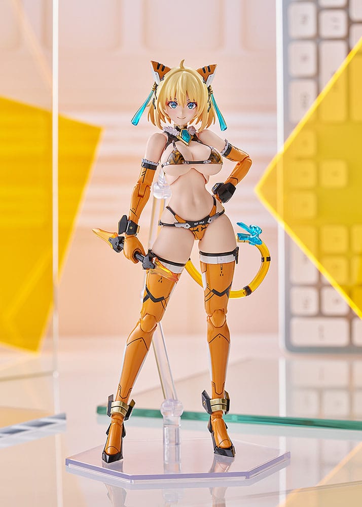 Bunny Suit Planning Plastic Model Kit PLAMAX BP-02 Sophia F. Shirring Tiger Armor Ver. 16 cm Image 10