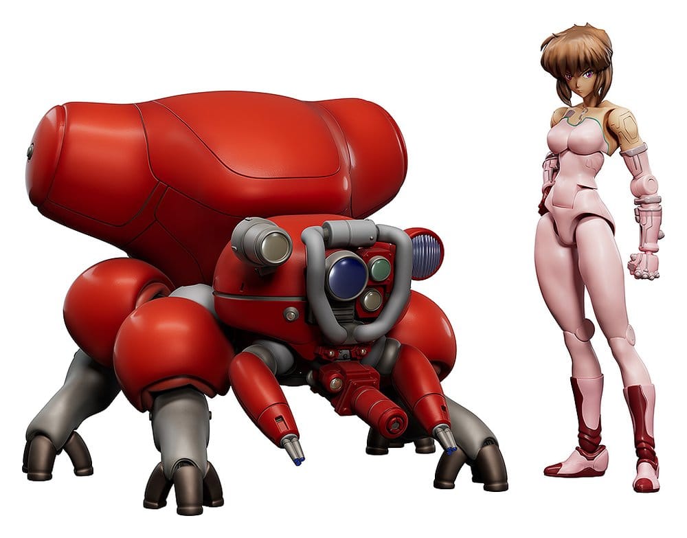 Ghost in the Shell PLAMAX minimum factory Plastic Model Kit Motoko Kusanagi mit Fuchikoma 8 cm Image 1