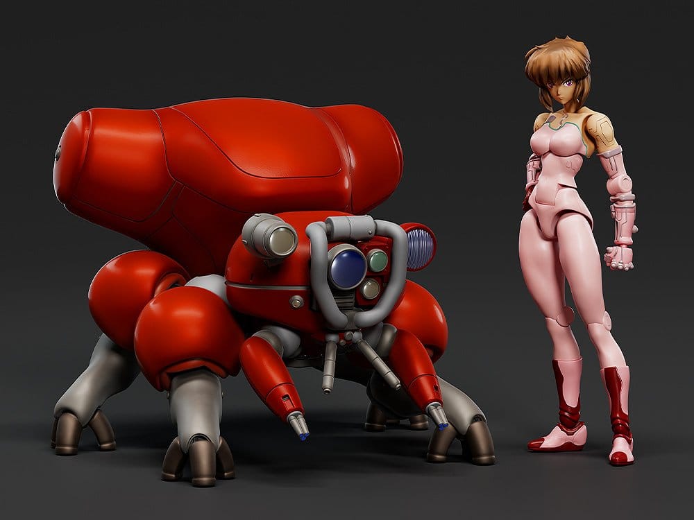 Ghost in the Shell PLAMAX minimum factory Plastic Model Kit Motoko Kusanagi mit Fuchikoma 8 cm Image 2
