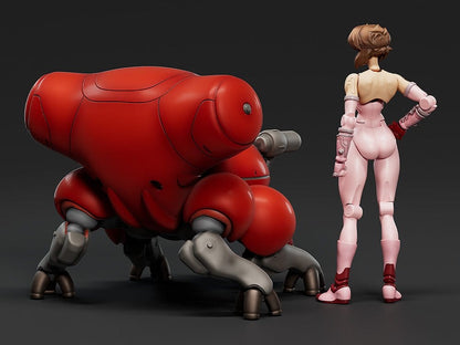 Ghost in the Shell PLAMAX minimum factory Plastic Model Kit Motoko Kusanagi mit Fuchikoma 8 cm Image 3