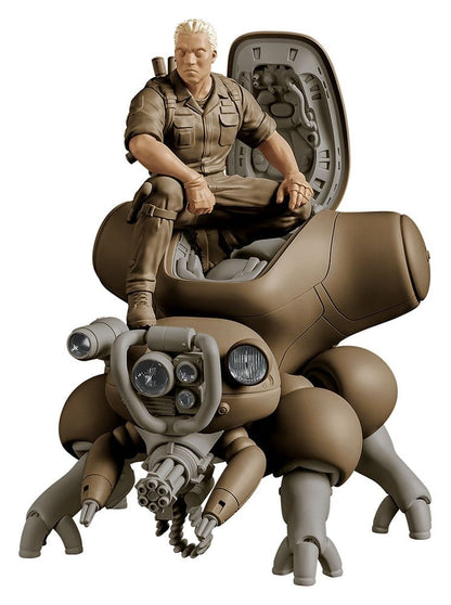 Ghost in the Shell PLAMAX minimum factory Plastic Model Kit Batou mit Fuchikoma 8 cm Image 1