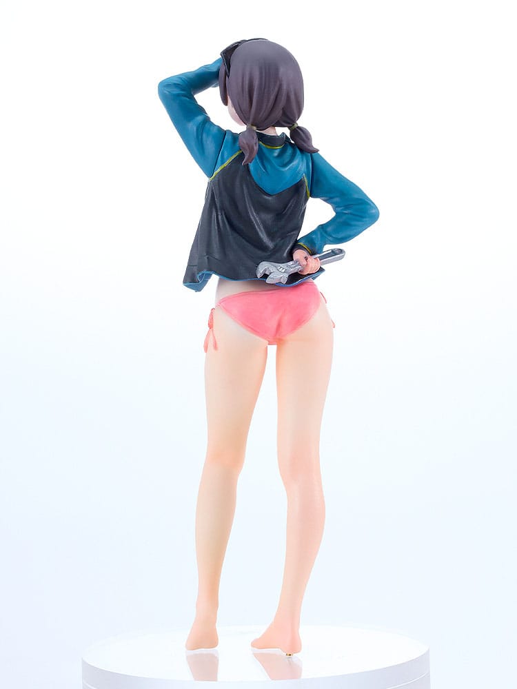 Original Character PLAMAX Plastic Model Kit MF-97 minimum factory Minori with Honda BF350 Grand Prix White 10 cm Image 8