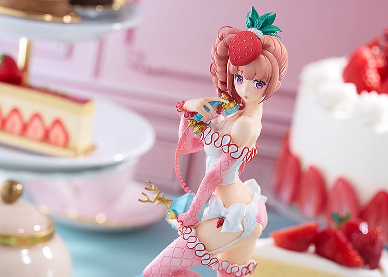 Salon de Vitrine PVC Statue 1/6 Strawberry Shortcake Bustier Girl 26 cm Image 6