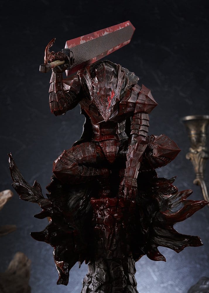 Berserk Pop Up Parade PVC Figur Guts (Berserker Armor): Bloody Paint Ver. L Size 28 cm Image 4