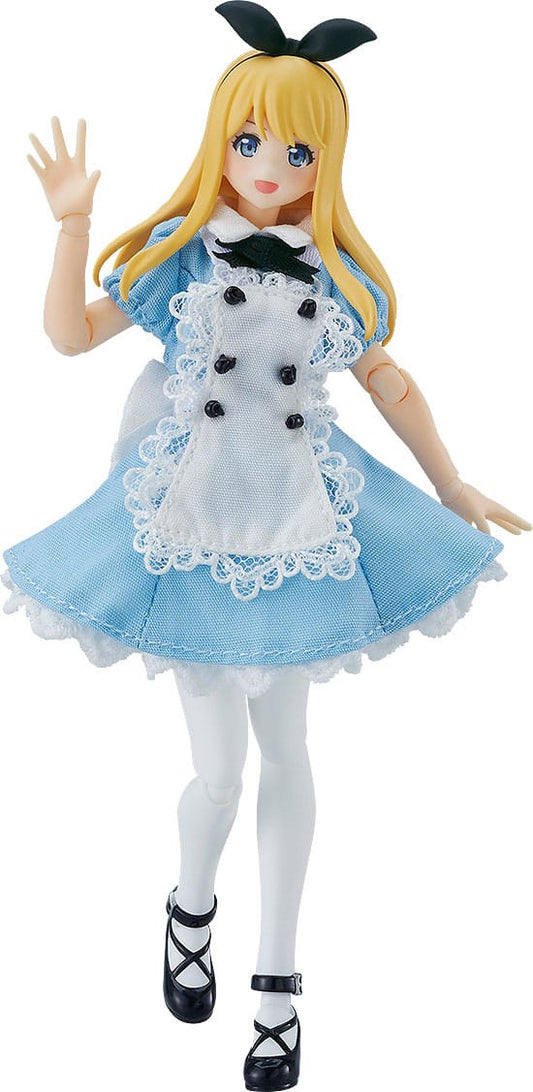 Original Character Figma Actionfigur Female Body (Alice) with Dress and Apron Outfit 13 cm Image 1