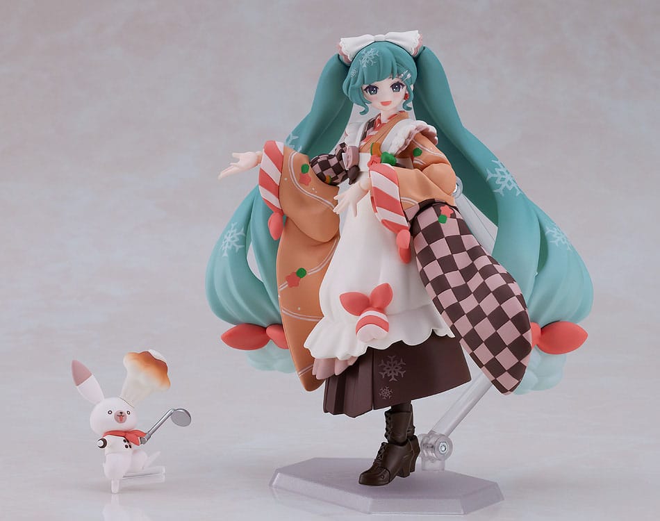 Character Vocal Series 01: Hatsune Miku Figma Actionfigur Snow Miku: Winter Delicacy Ver. 14 cm Image 6