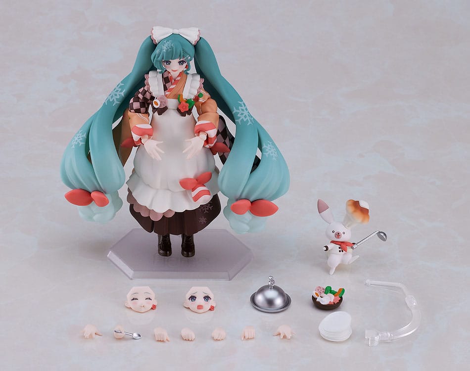 Character Vocal Series 01: Hatsune Miku Figma Actionfigur Snow Miku: Winter Delicacy Ver. 14 cm Image 7