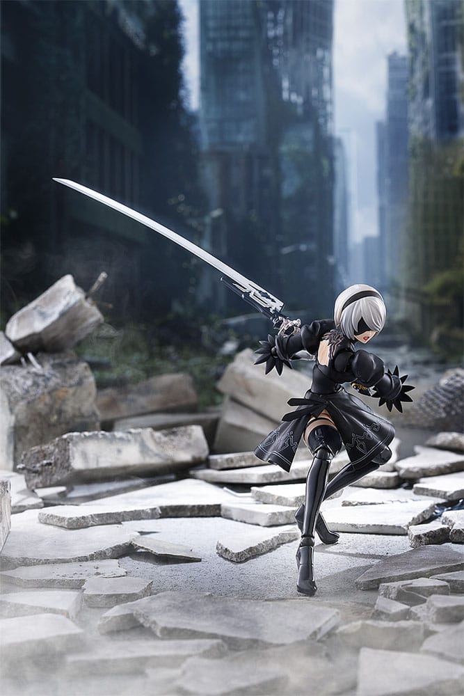 Nier:Automata Ver1.1a Figma Actionfigur 2B (YoRHa No.2 Type B) 16 cm Image 3