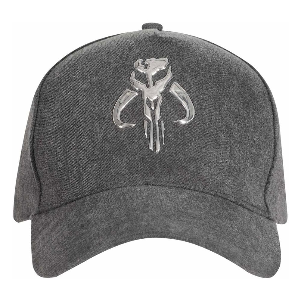 Star Wars The Mandalorian Baseball Cap Silver Crest Image 1