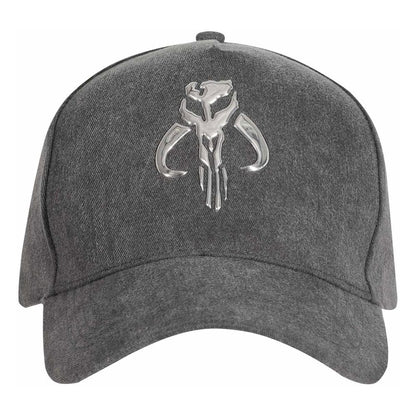 Star Wars The Mandalorian Baseball Cap Silver Crest Image 1