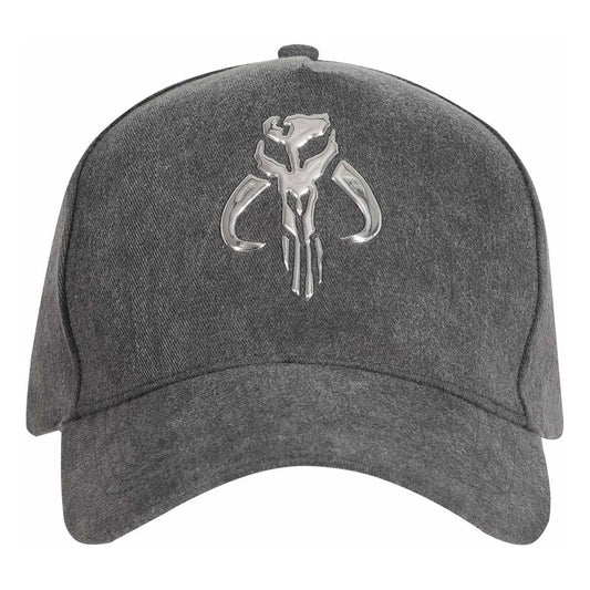 Star Wars The Mandalorian Baseball Cap Silver Crest Image 1