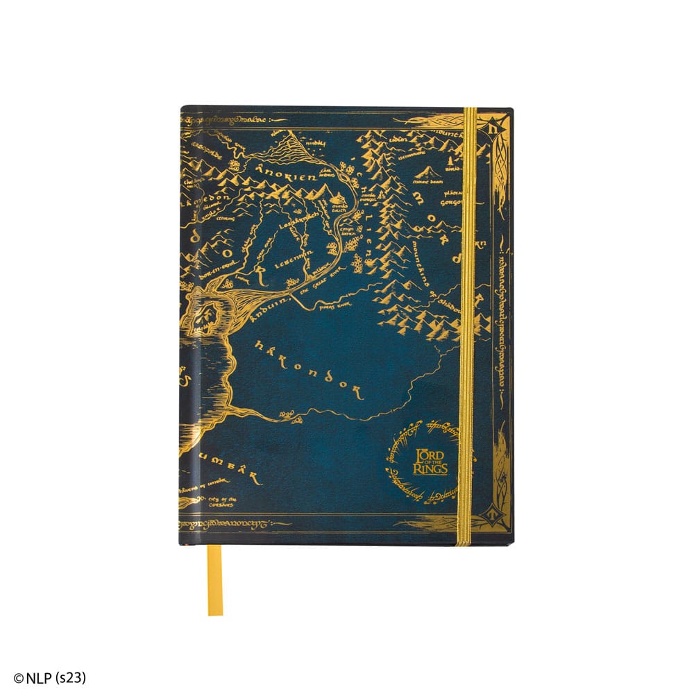 Herr der Ringe Notizbuch Map of Middle Earth Image 3