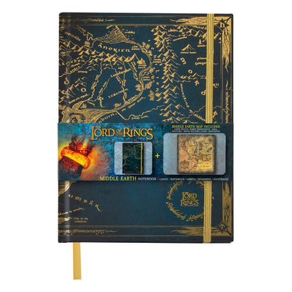 Herr der Ringe Notizbuch Map of Middle Earth Image 1
