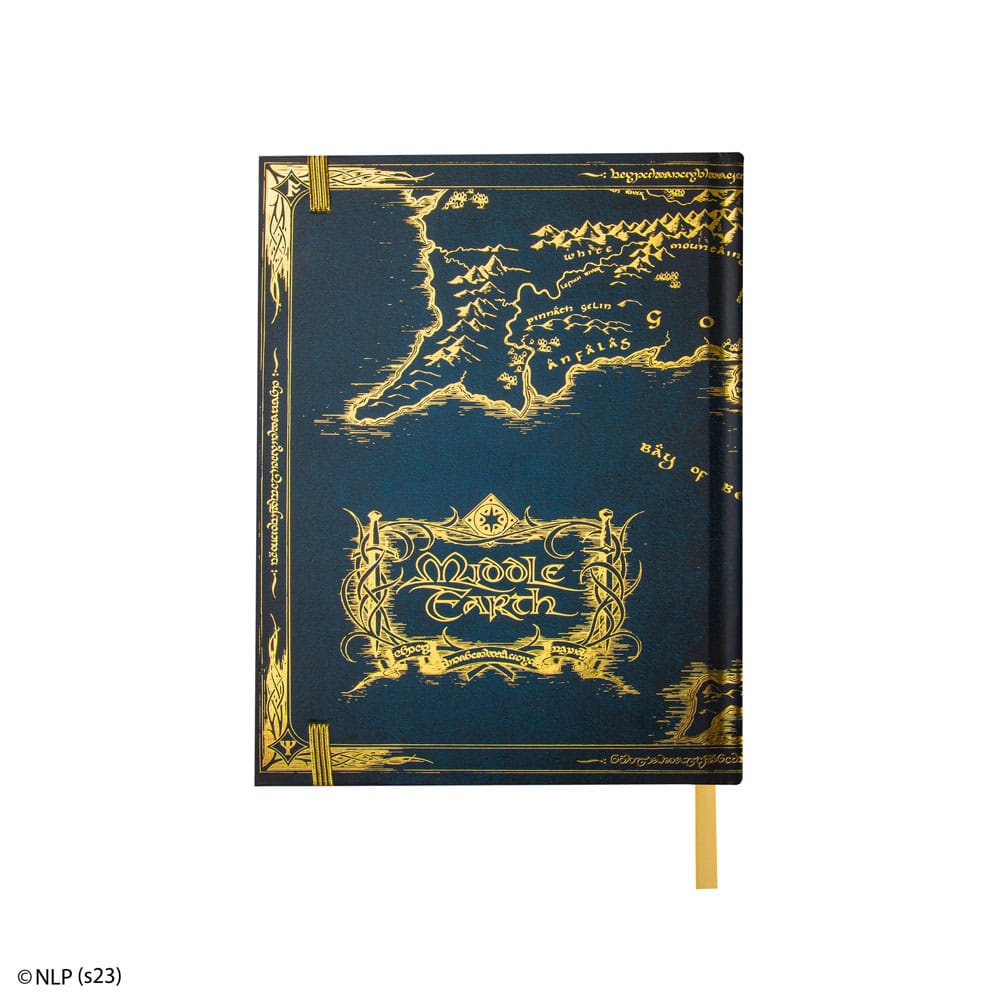 Herr der Ringe Notizbuch Map of Middle Earth Image 5