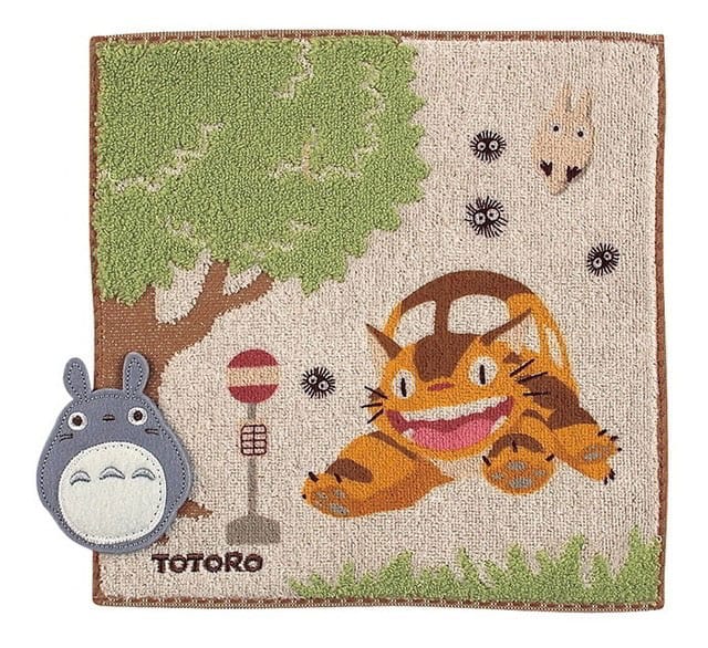 Mein Nachbar Totoro Mini-Handtuch Bus Stop 25 x 25 cm Image