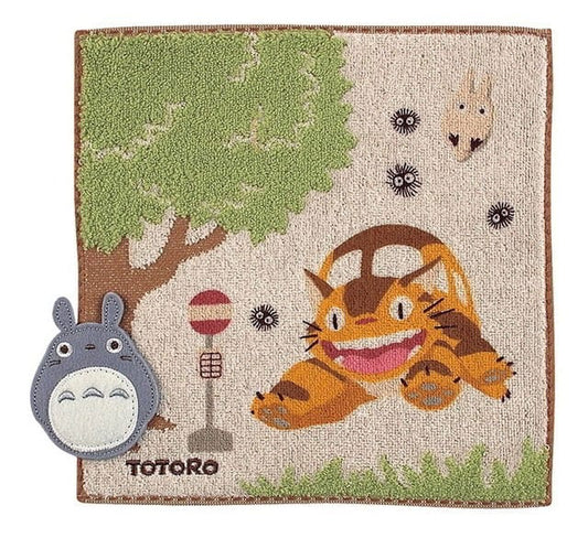 Mein Nachbar Totoro Mini-Handtuch Bus Stop 25 x 25 cm Image