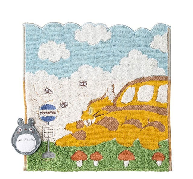 Mein Nachbar Totoro Mini-Handtuch Catbus on it's way 25 x 25 cm Image