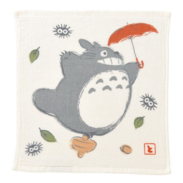 Mein Nachbar Totoro Imabari Mini-Handtuch Totoro Umbrella Big 34 x 36 cm Image