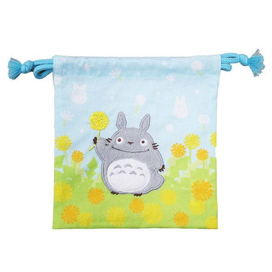Mein Nachbar Totoro Stoffbeutel Totoro with Flowers 20 x 19 cm Image