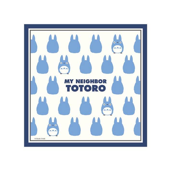 Mein Nachbar Totoro Taschentuch Totoro Silhouette Blue 43 x 43 cm Image