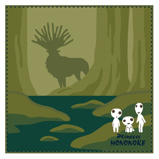 Studio Ghibli Mini-Handtuch Prinzessin Mononoke Shadow of the Deer God 25 x 25 cm Image