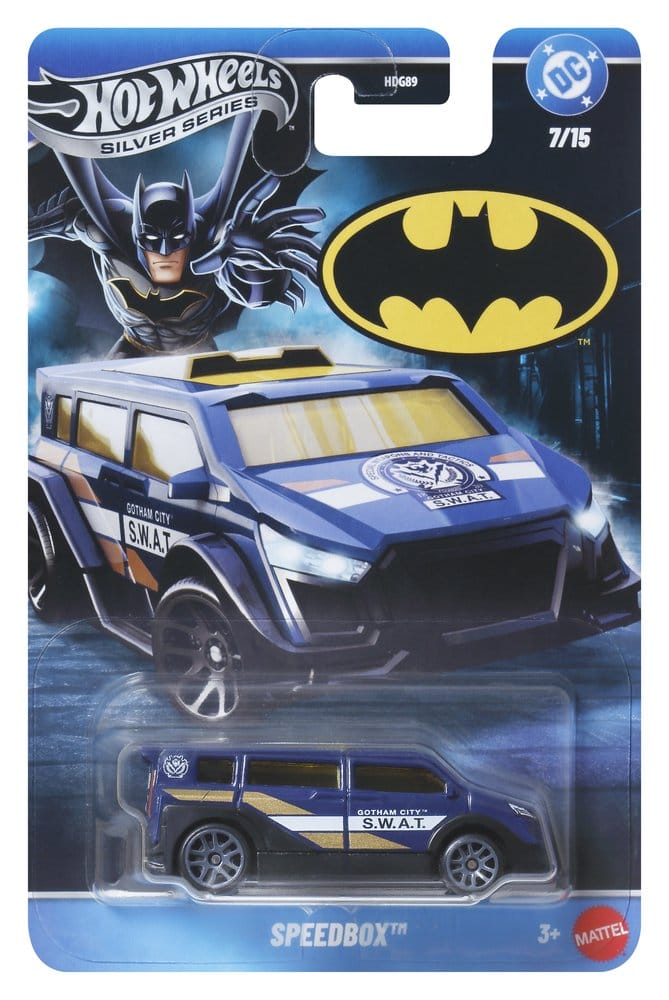 Batman Hot Wheels Silver Series Die-Cast Fahrzeuge 1/64 979T Sortiment (24) Image 3