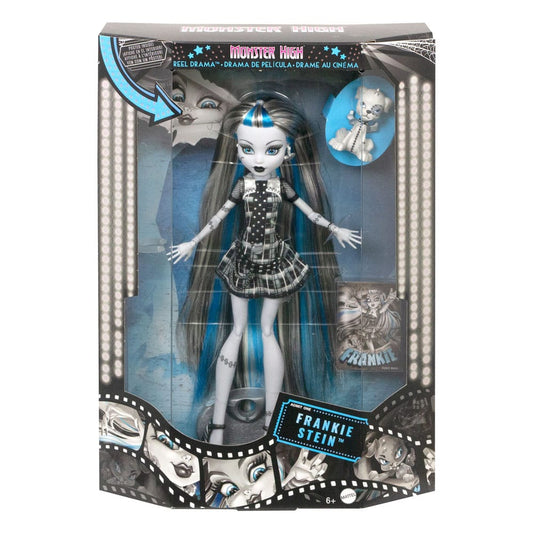 Monster High Reel Drama Puppe Frankie Stein Frankie Stein in Schwarzweiß Image 2